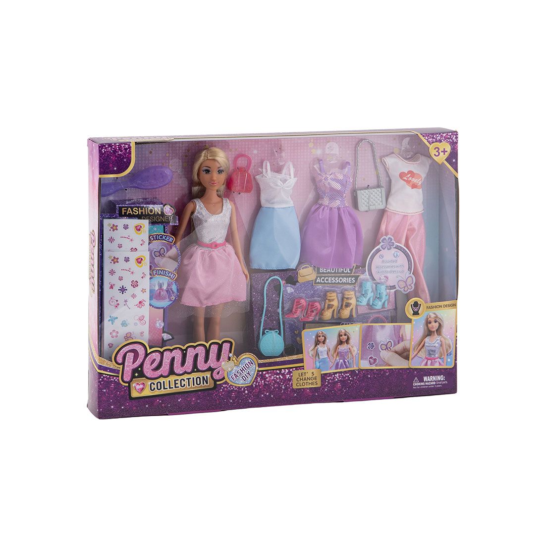 Muñeca Accesorios Closet Plástica 16pcs