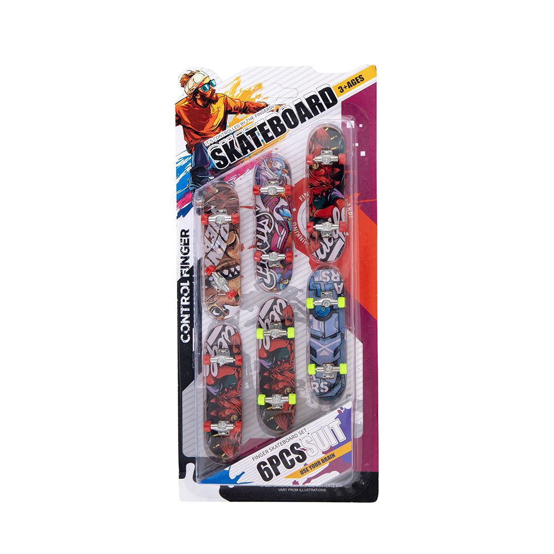 Patinetas Mini Plástico 6pcs
