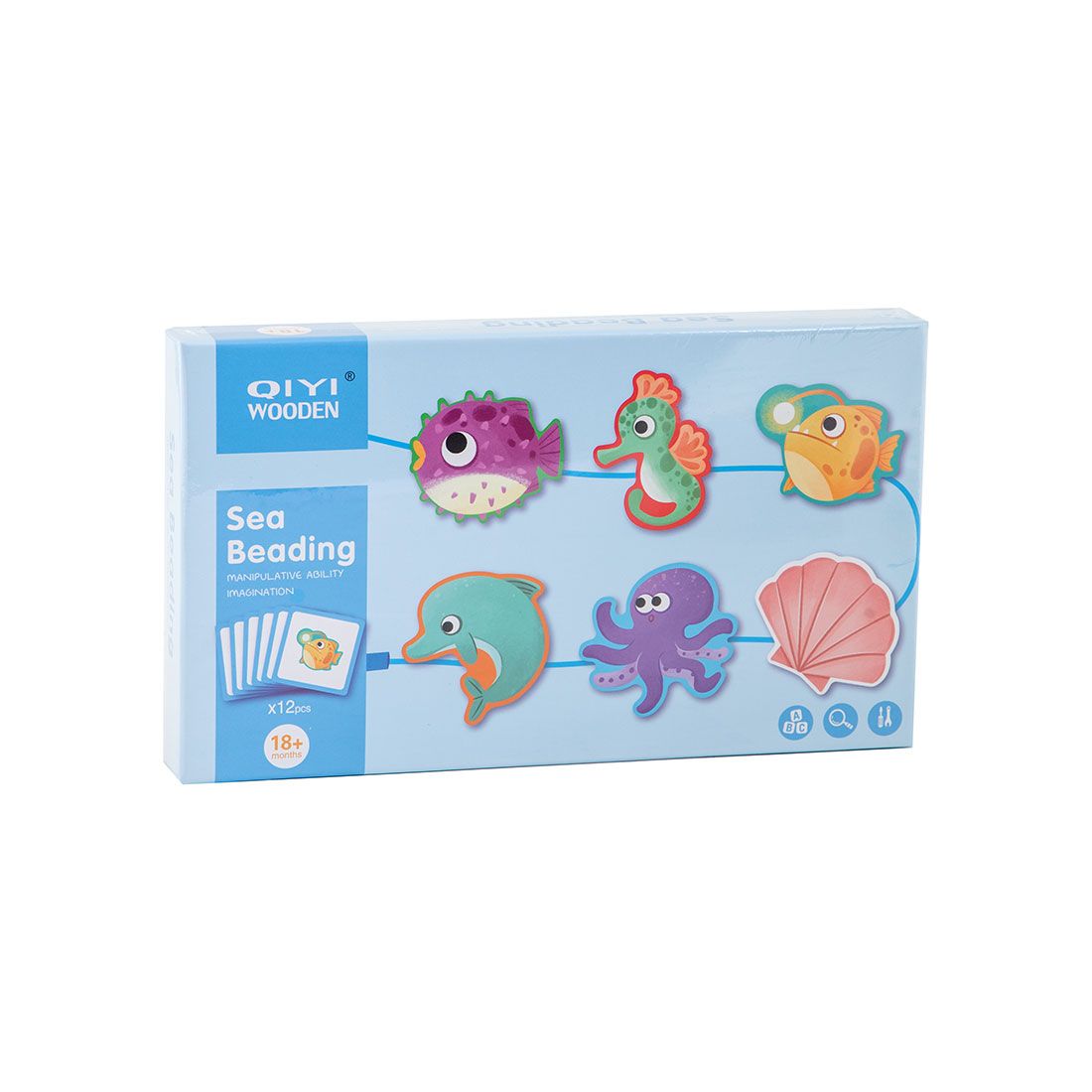 Juego Peces Mdf 26pcs