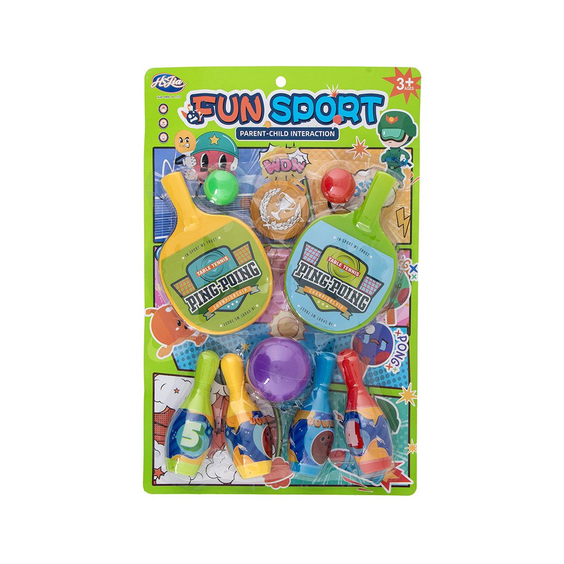 Raqueta Con Bola Poliéster 10pcs