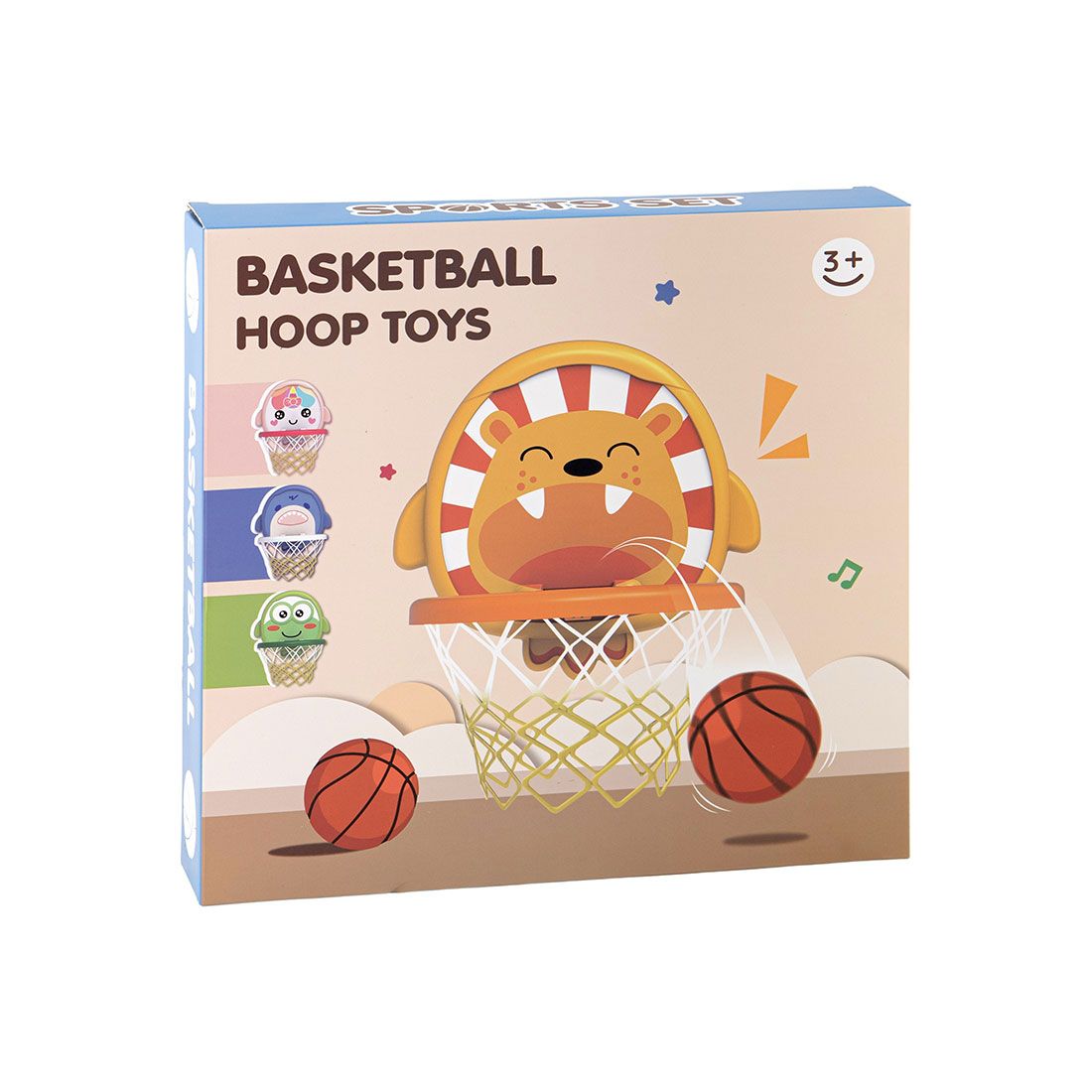 Canasta Baloncesto León Plástico 10pcs
