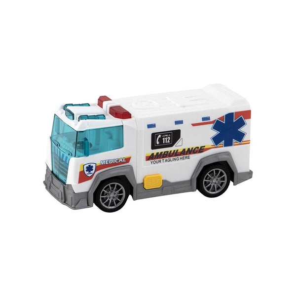 Ambulancia De Inercia 19.5x8x9.5cm