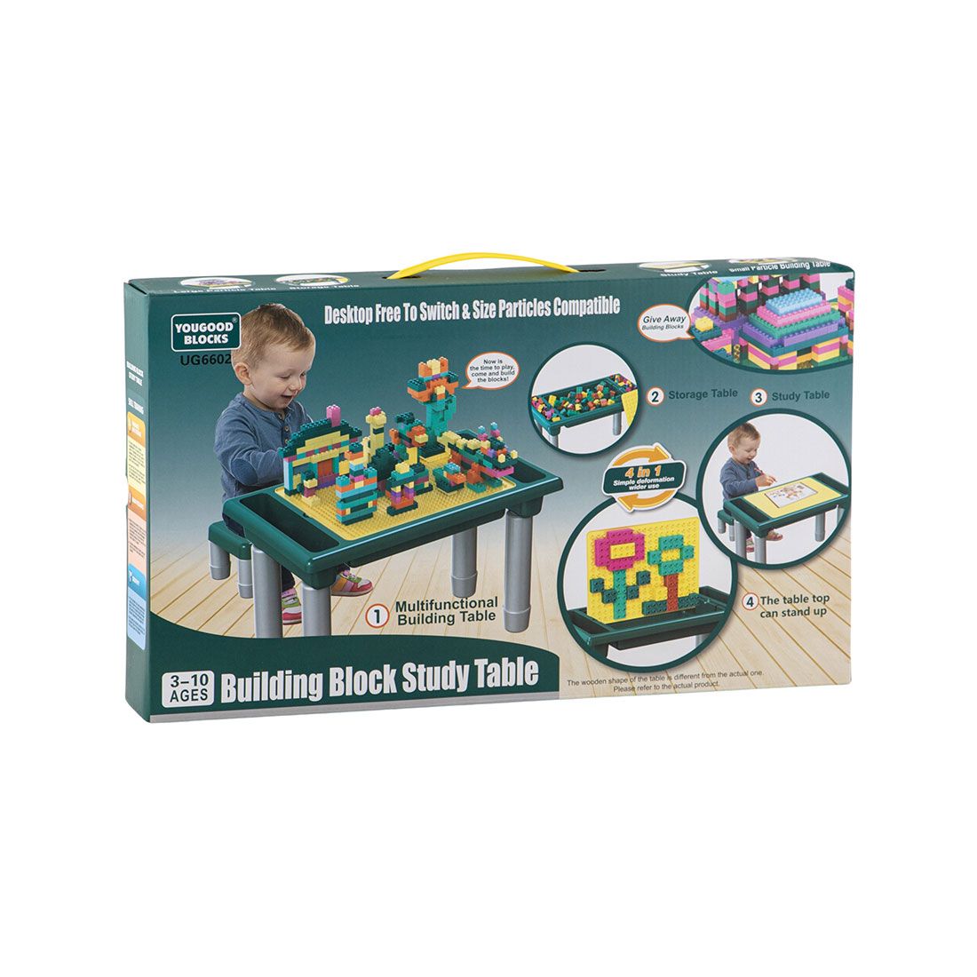 Mesa Aprendizaje Bloques 300pcs