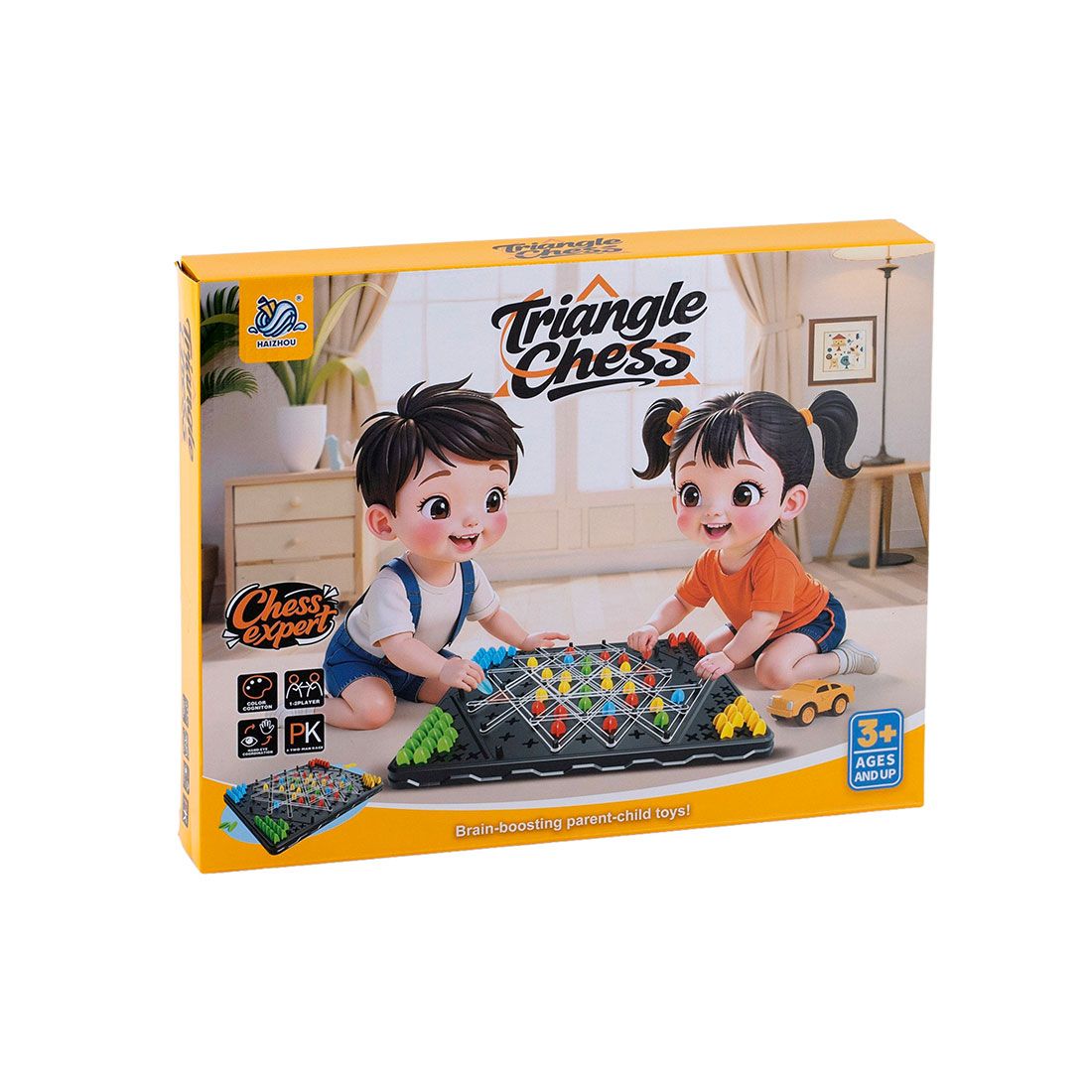 Juego Ajedrez Triangular Plástico