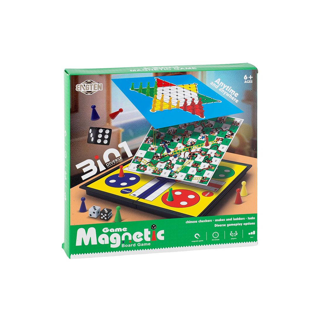 Juego Mesa 3 En 1 Plástico