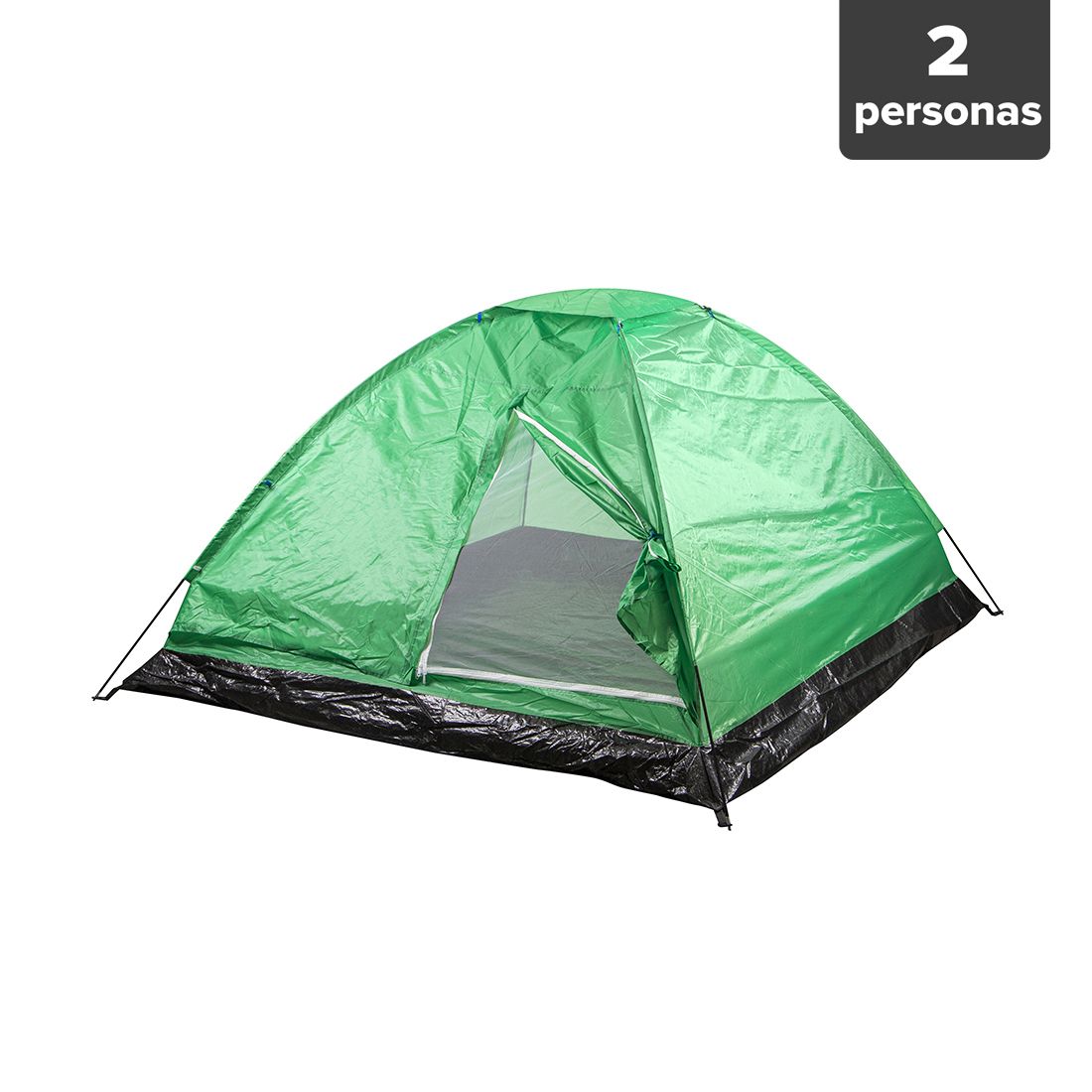 Tienda Acampar 2 Personas 2.05x1.5x1.05m