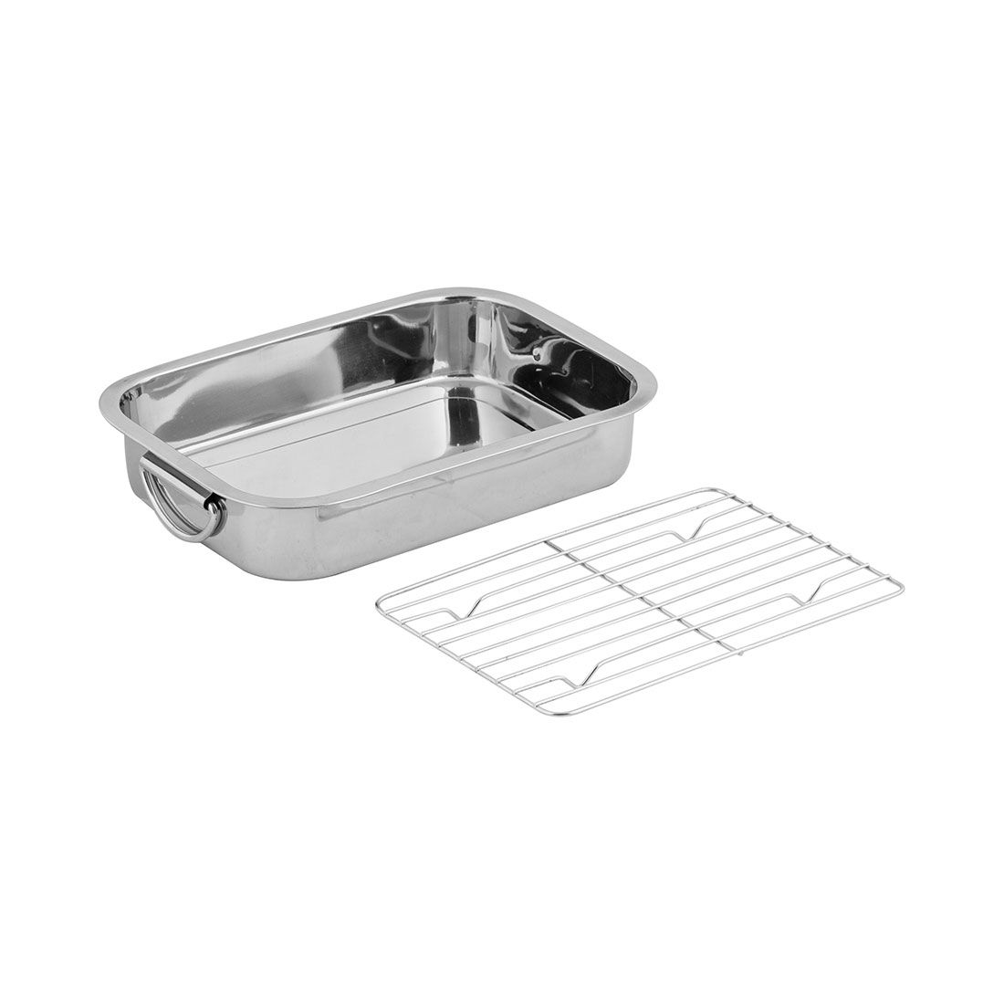 Bandeja Hornear Acero Inoxidable 30x23x5.5cm
