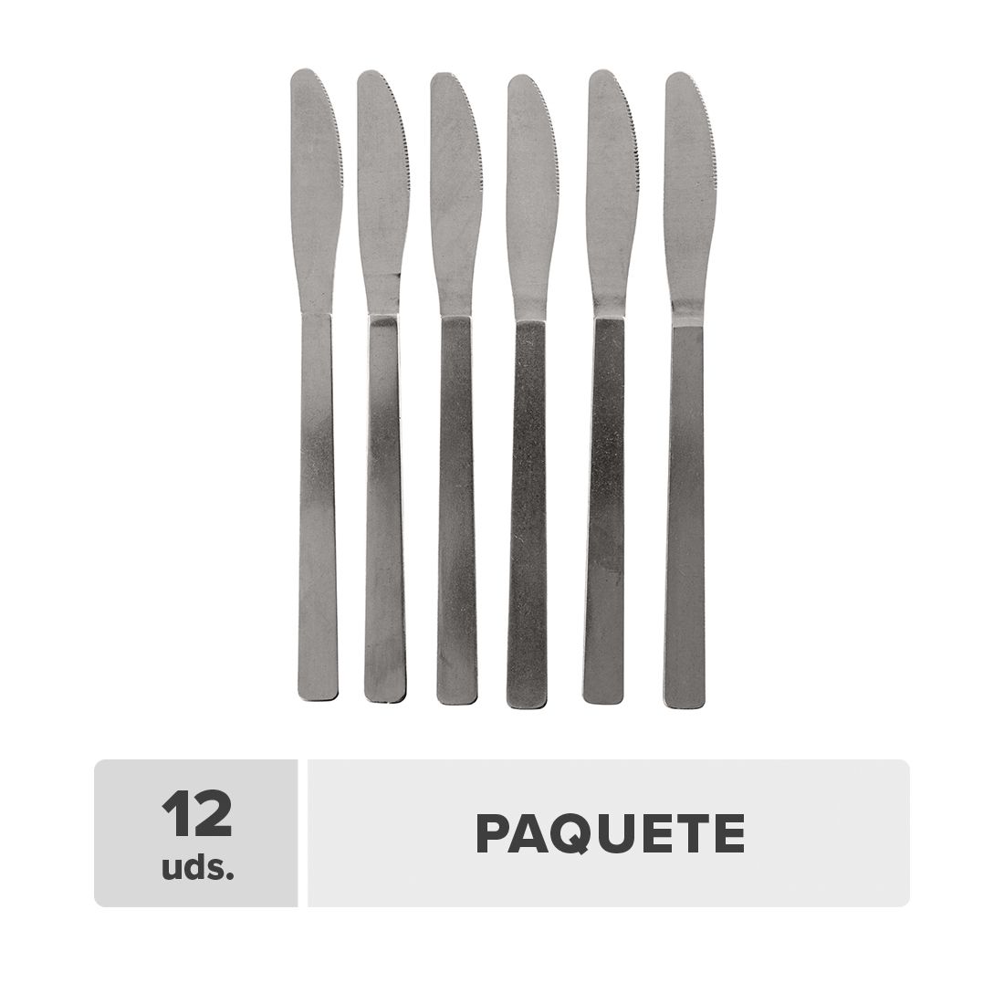 Cuchillos Acero Inoxidable 12unds