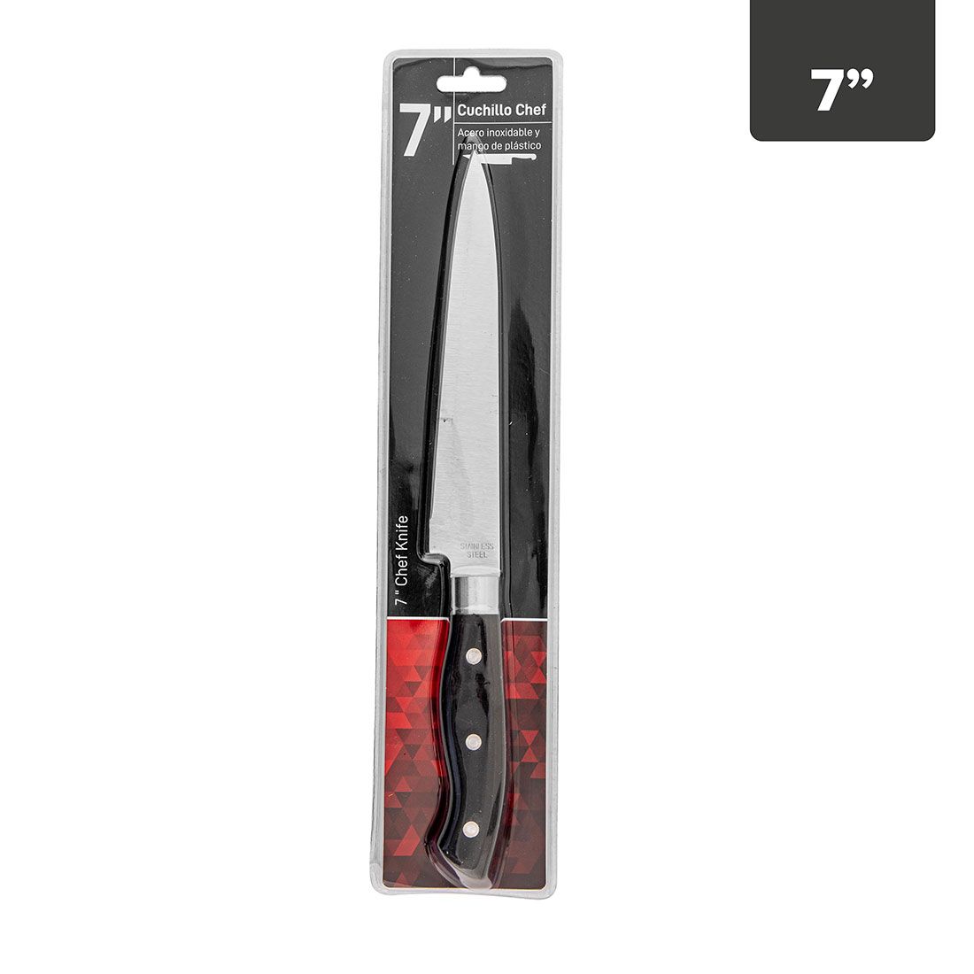 Cuchillo Chef Acero Inoxidable 7in