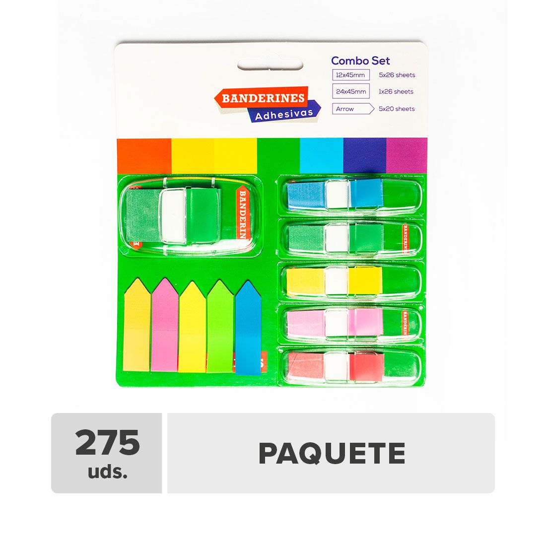 Banderines Adhesivos 275pcs