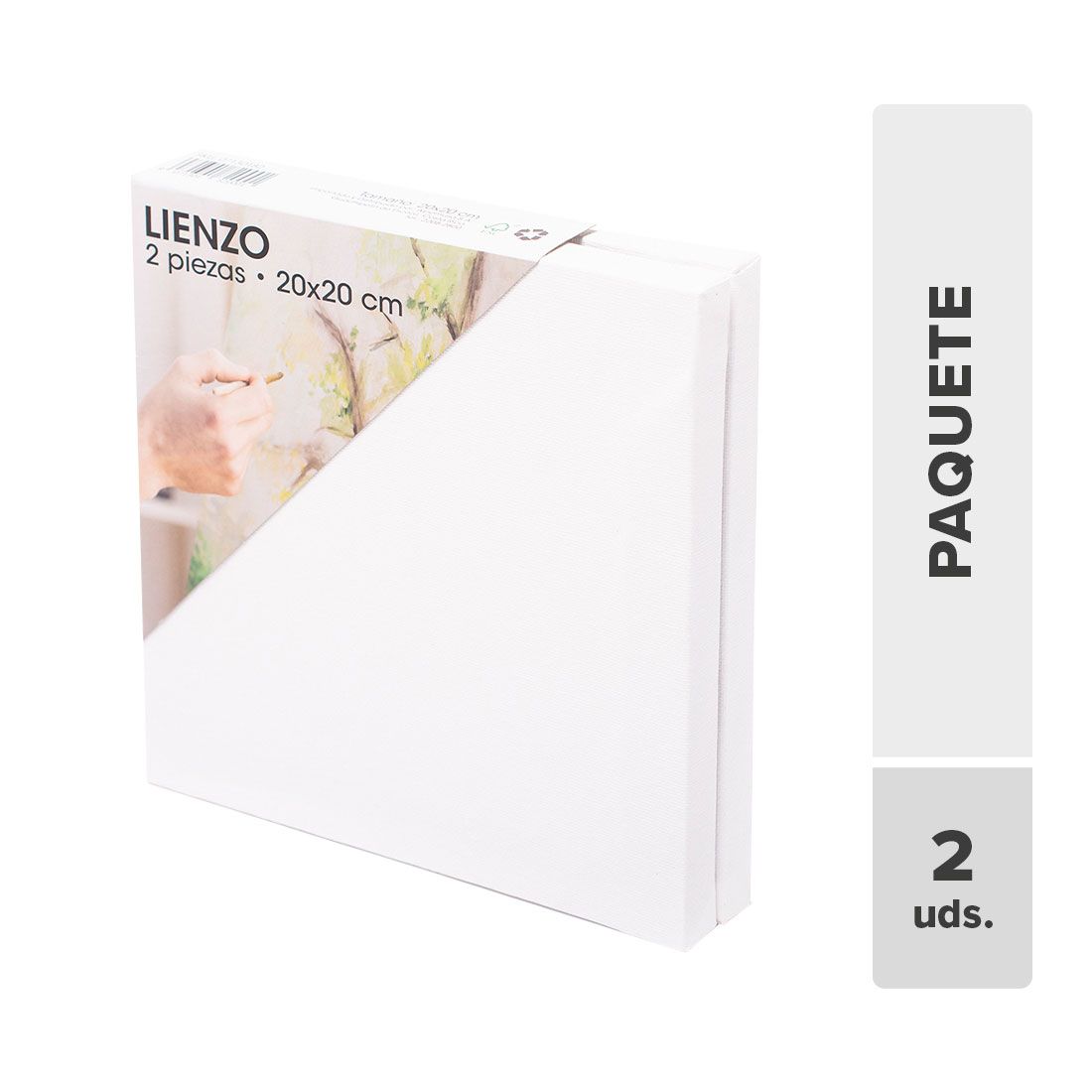 Lienzo Pintura 20x20cm 2pcs