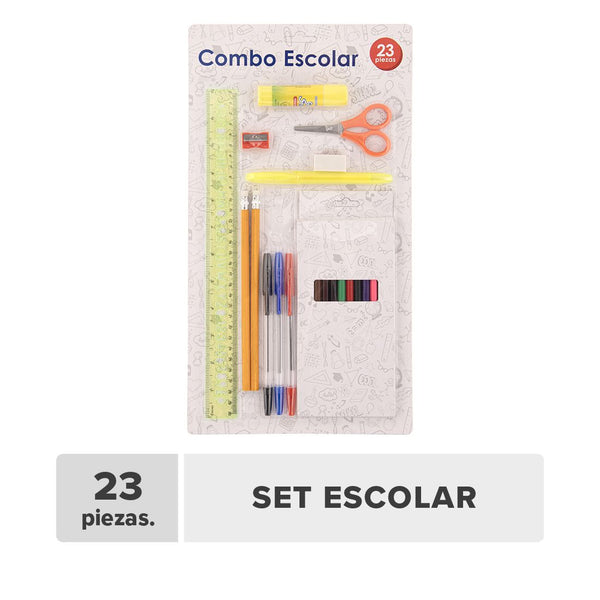 Surtido Escolar 23pcs