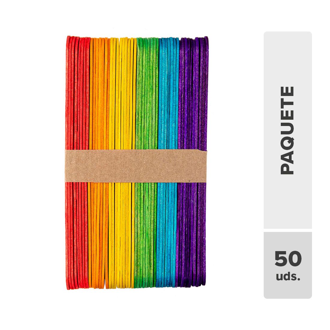 Paleta Colores Madera 15x1.8x0.18cm 50unds