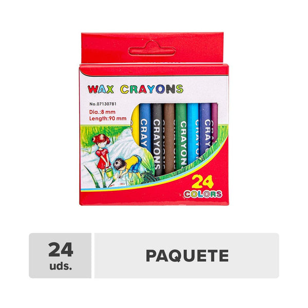 Crayones 8x90mm 24unds