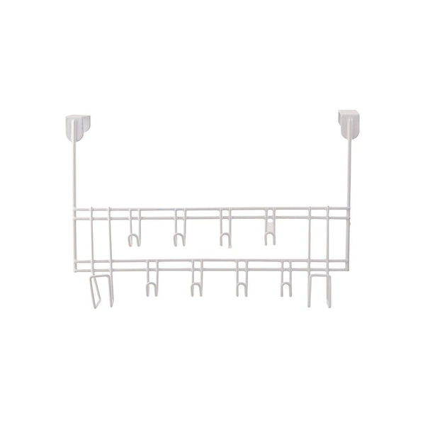Rack 10 Ganchos Hierro 39x25x10cm