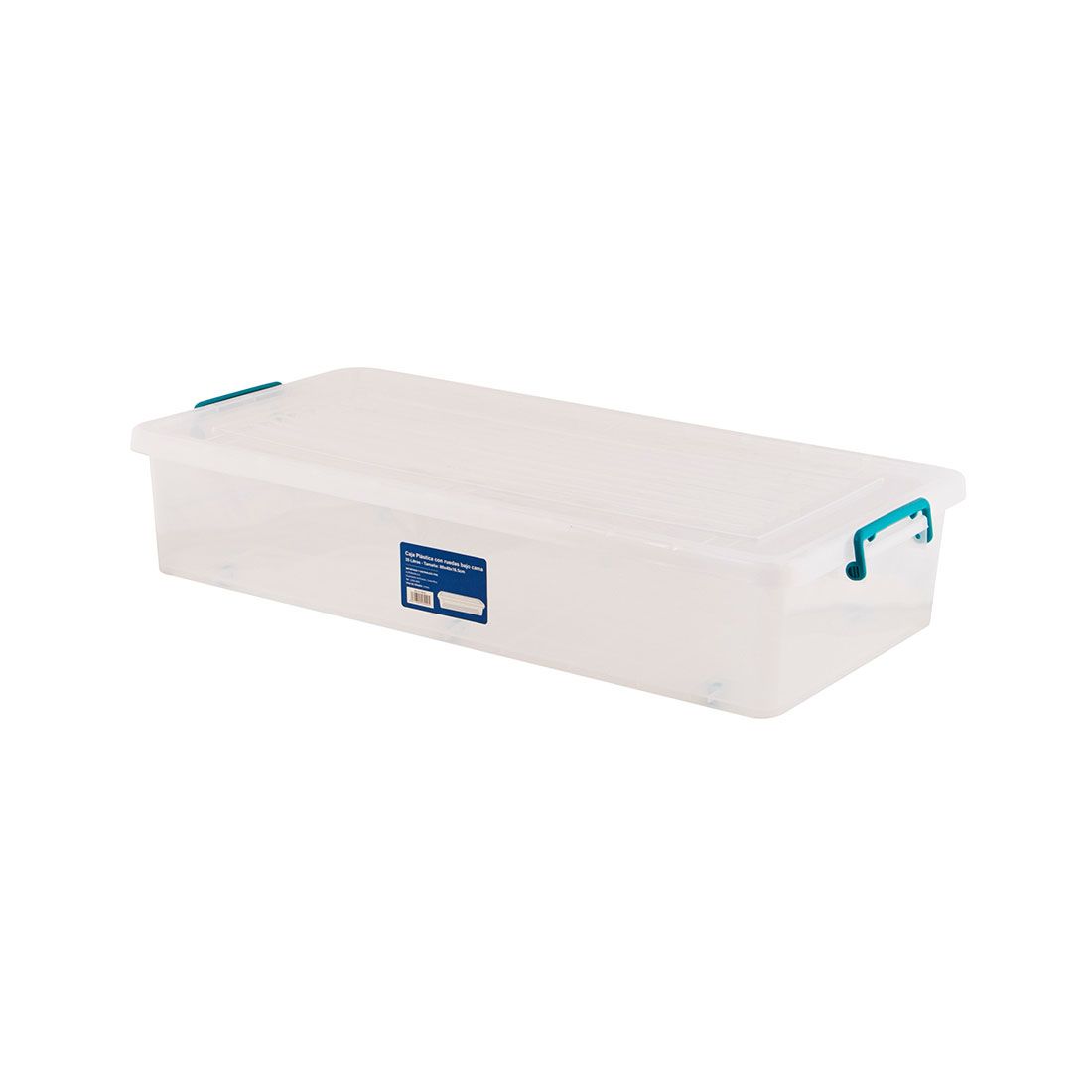Caja Bajo Cama Con Ruedas Plástica 35lt