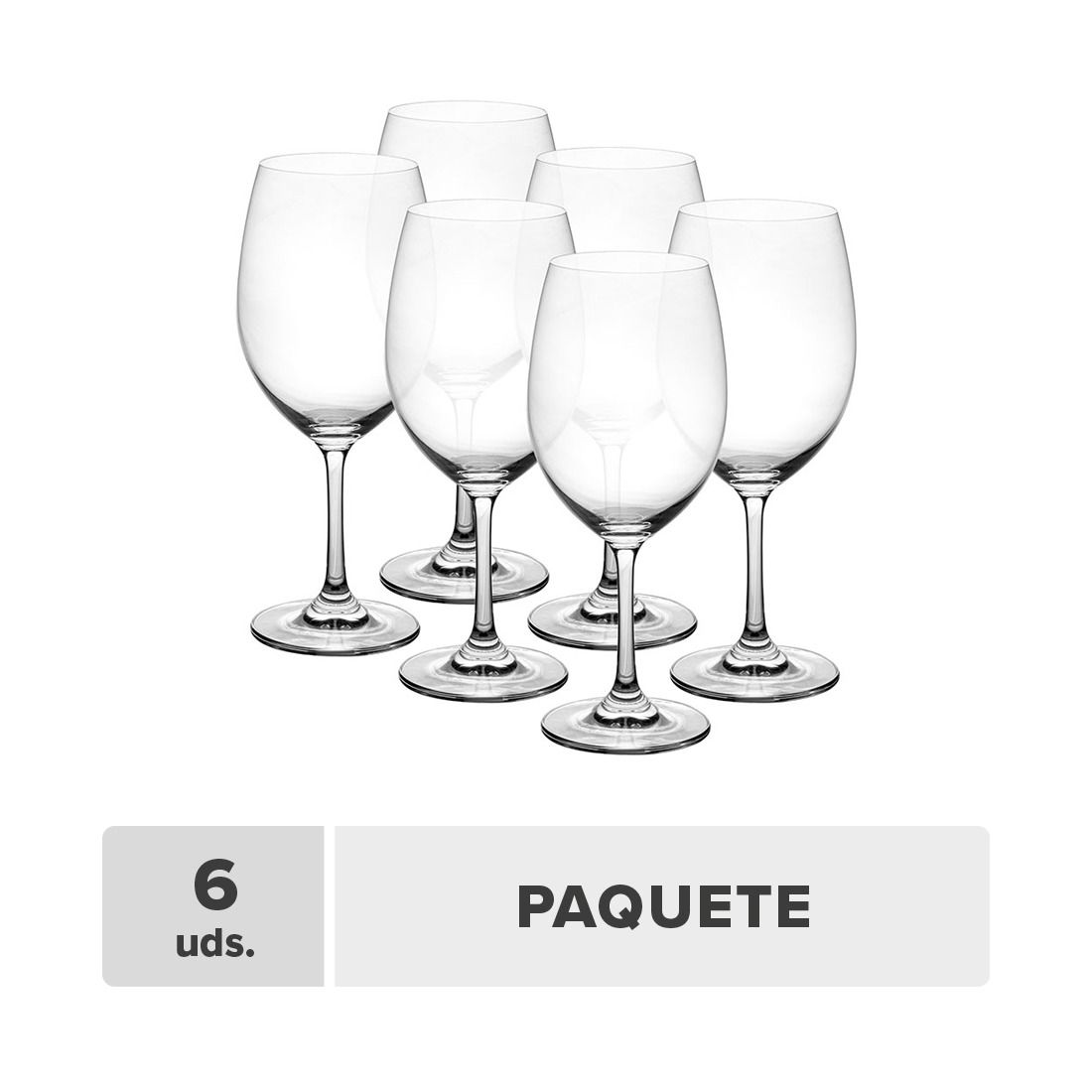 Copa Vino Cristal 22oz 6unds