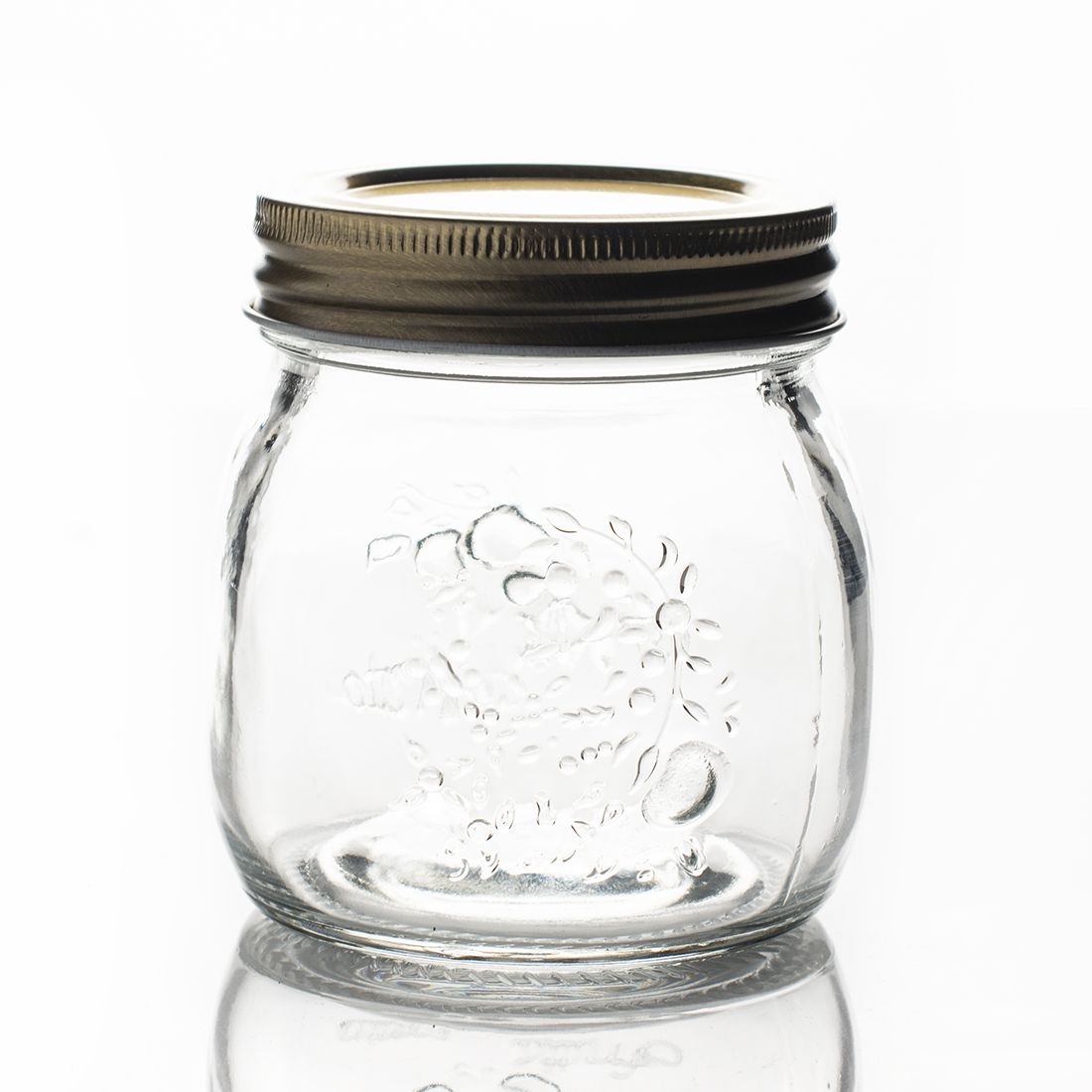 Frasco Con Tapa Vidrio 300ml
