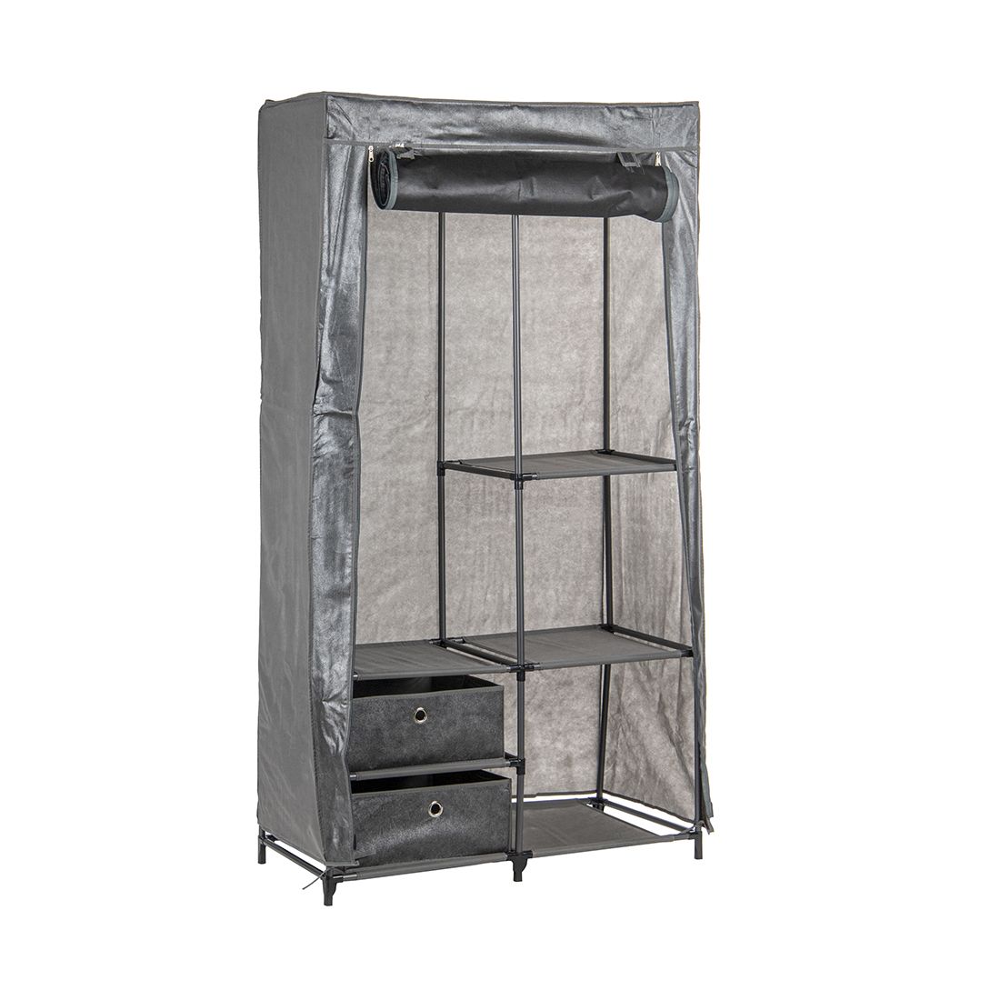 Guardarropa Metal Y Tela 45x90x170cm