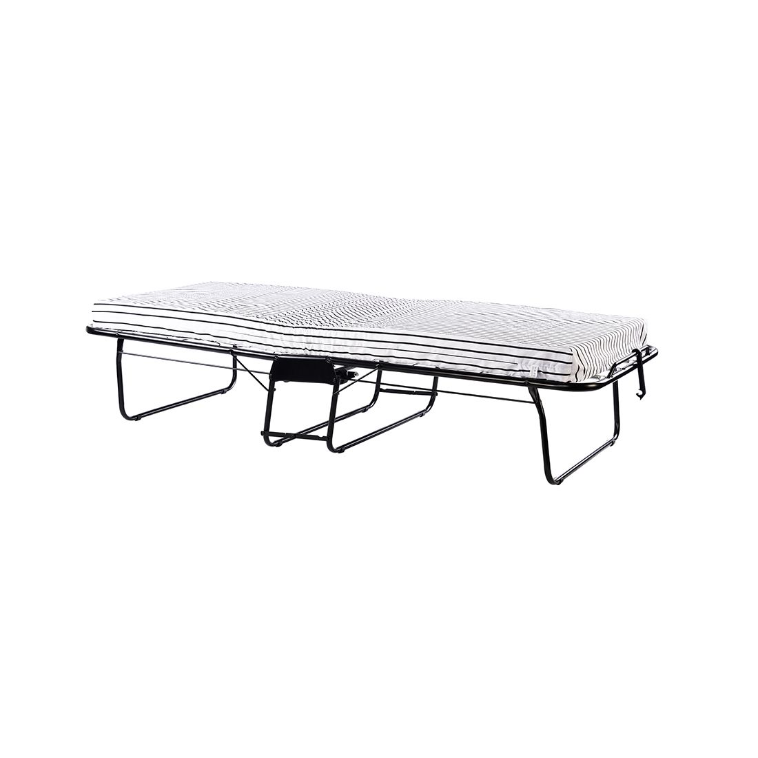 Cama Portátil Con Colchón Metálica 192x79x45cm