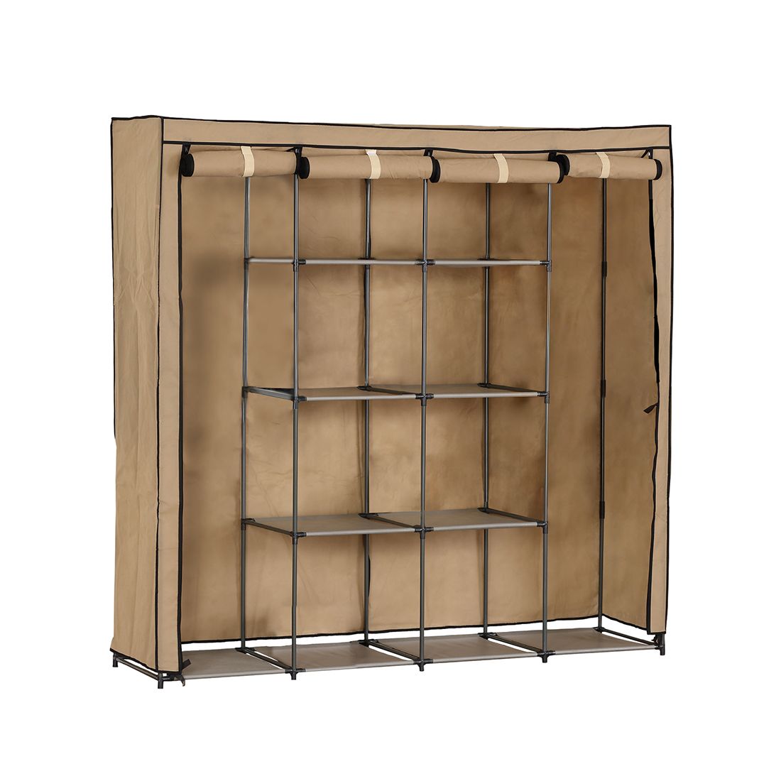 Guardarropa Metal Y Tela Home&décor 45x170x175cm