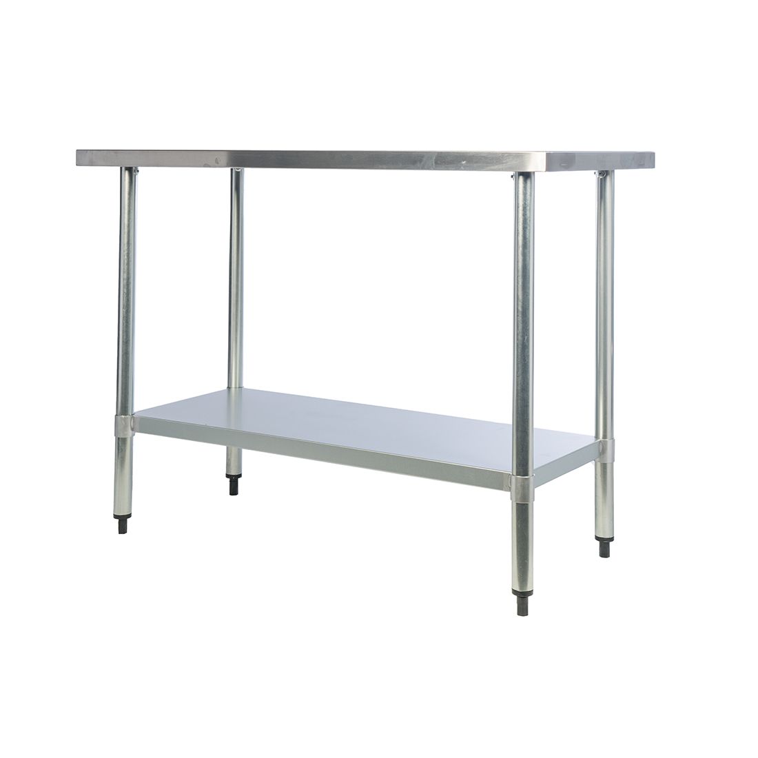 Mesa 2 Niveles Acero Inoxidable 120x60x90cm