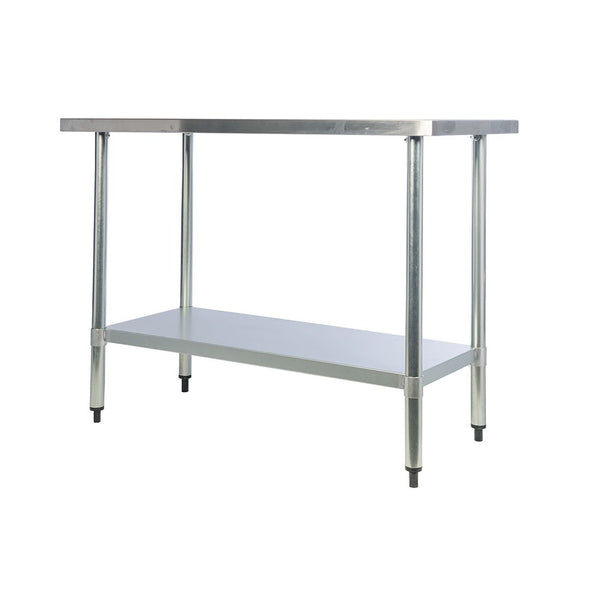 Mesa 2 Niveles Acero Inoxidable 120x60x90cm