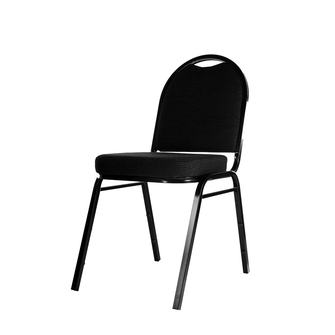 Silla Acolchonada Metal Y Tela 56x44x86cm