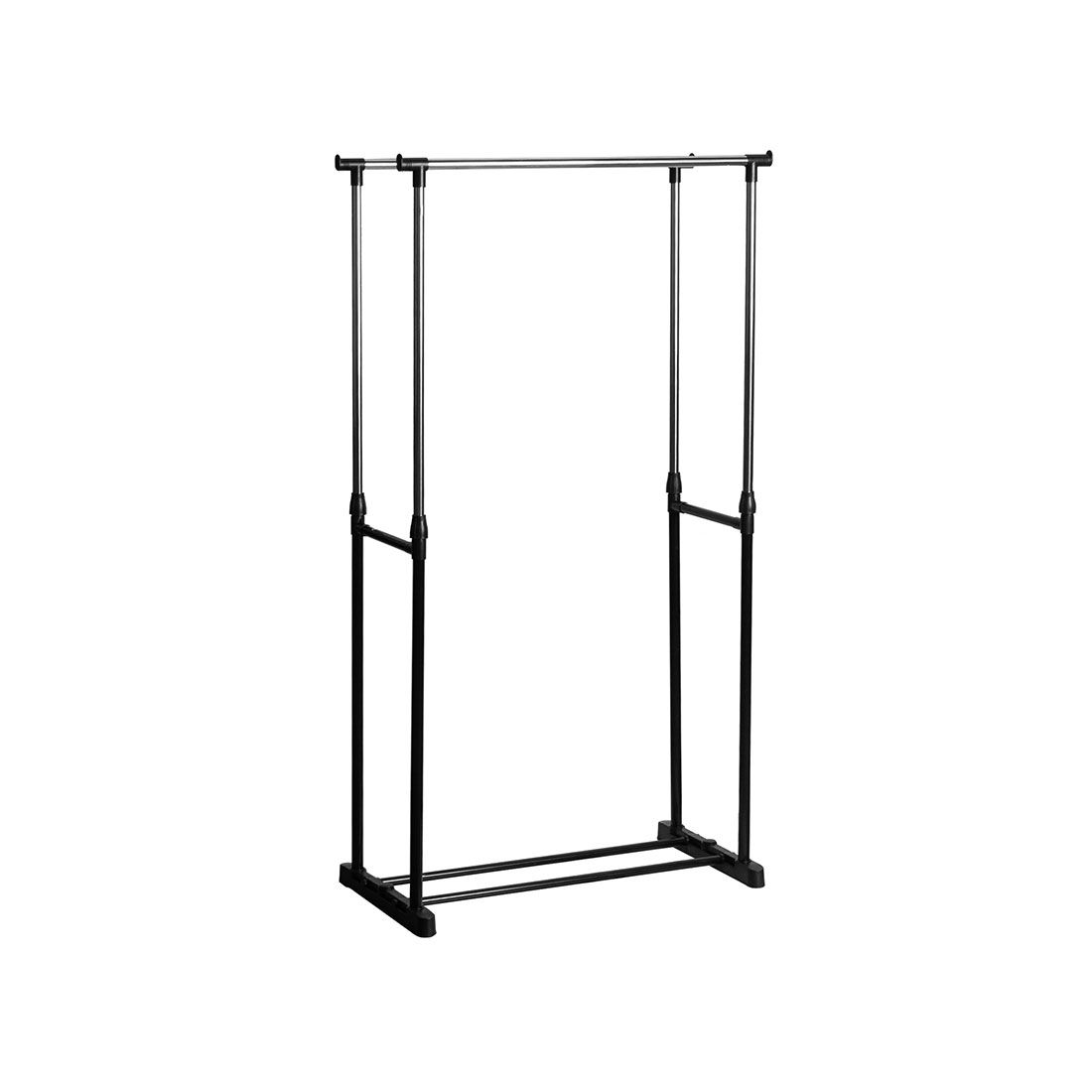 Perchero Expandible Con Ruedas Metálico 80x43x90-160cm