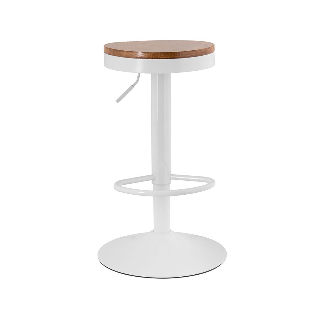 Banco De Bar Madera 32x32x60-81cm