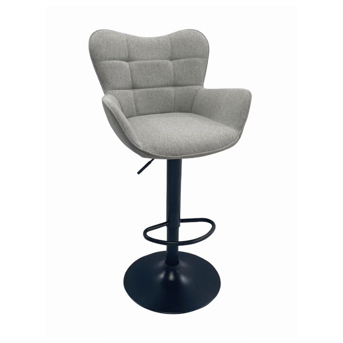 Banco Base Negra Ajustable Metálico 59x56x78cm