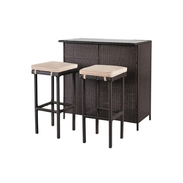 Set Terraza Ratán 3pcs