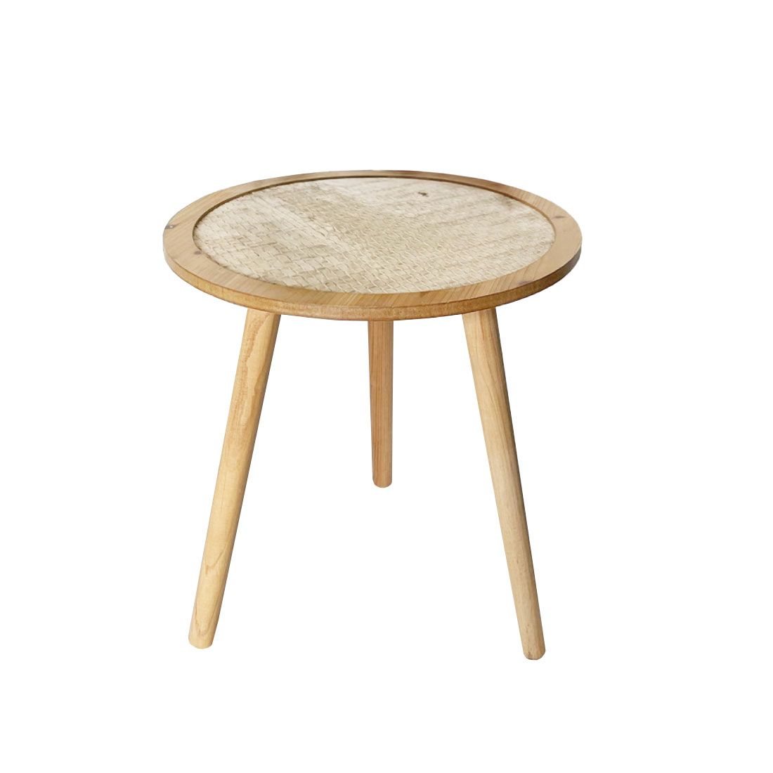 Mesa Lateral Madera Y Mdf 37x37x40cm