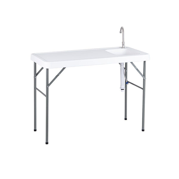 Mesa Plegable Con Fregadero Resina 115x60x84cm