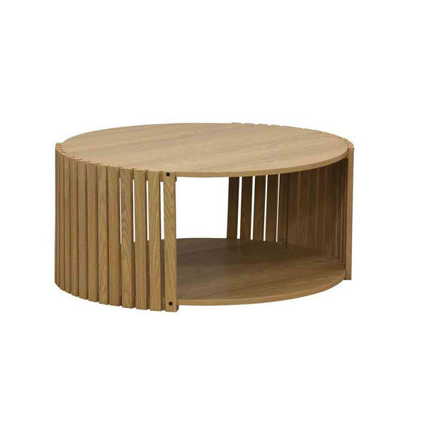 Mesa De Centro Redonda Mdf 83x80x38cm