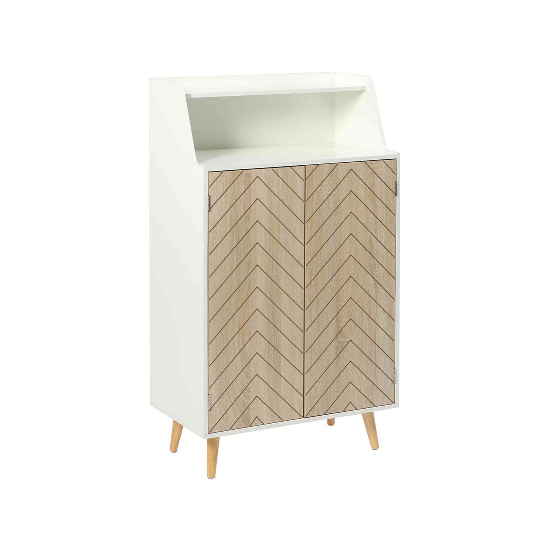 Aparador 5 Repisas Mdf 60x35.1x105cm