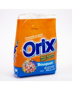 Detergente Polvo Orix Bouquet 900g