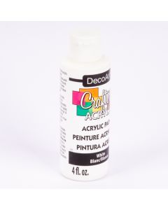 Pintura Crafter Decoart Blanca 4 Onzas