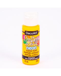 Pintura Acrílico Decoart Anaranjado Neón 59ml
