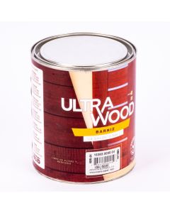 Barniz Nogal Oscuro Corona Ultra Wood Para Madera 1/4 Galón