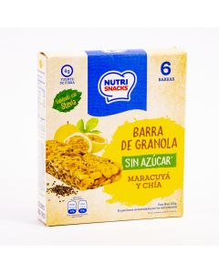 Barra Granola Nutrisnacks Maracuyá Chía