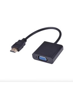 Cable Adaptador Hdmi/vga 15cm Negro
