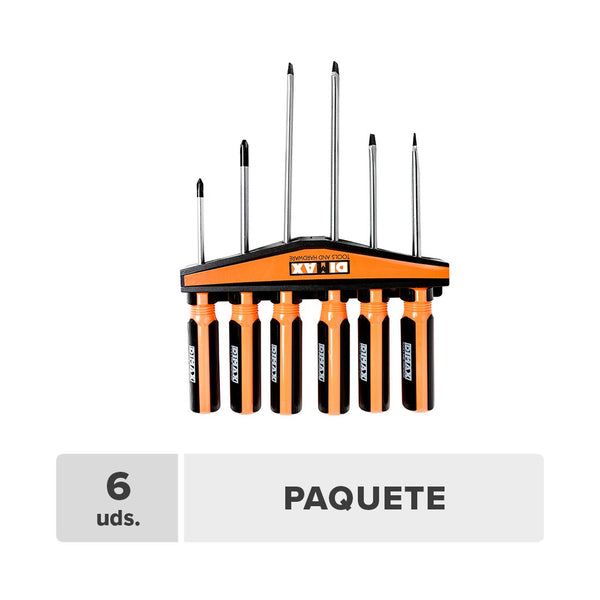 Desatornillador Punta Imán Dimax 6pcs