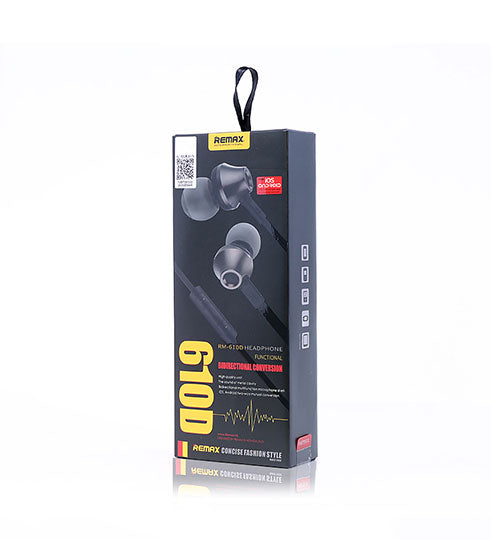 AUDIFONOS MANOS LIBRES RM-610D NEGRO