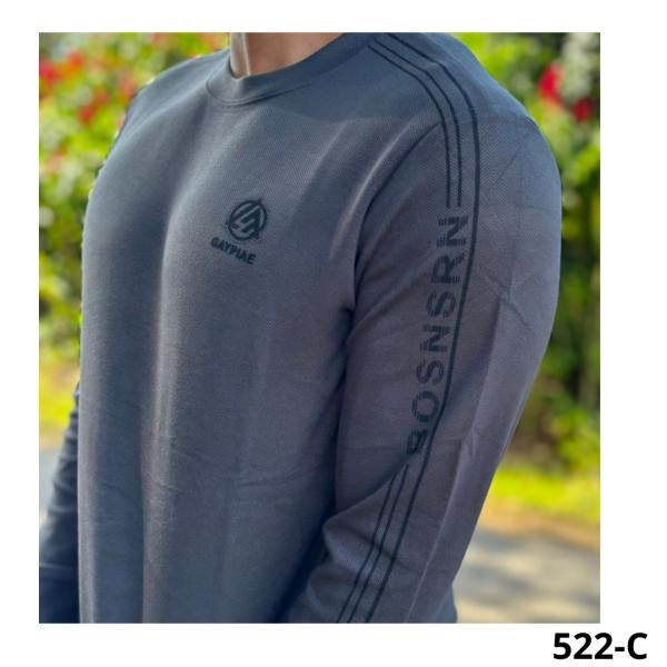 Camisa Manga Larga Gris Oscuro XS 522-C