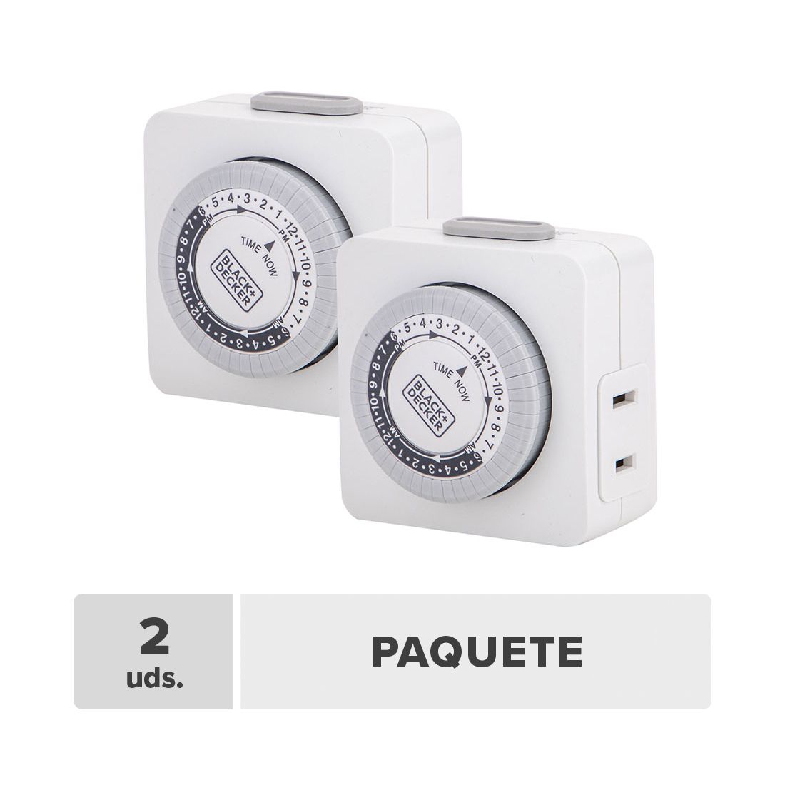 Temporizador Interior Análogo Black&decker 2pcs