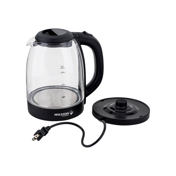 Tetera Eléctrica Vidrio Holstein 1.7lt 1800w