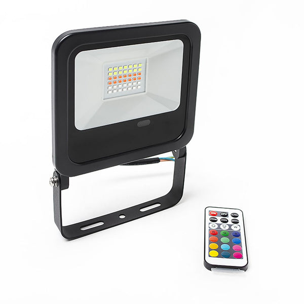 Reflector Led Exterior Colores 30w