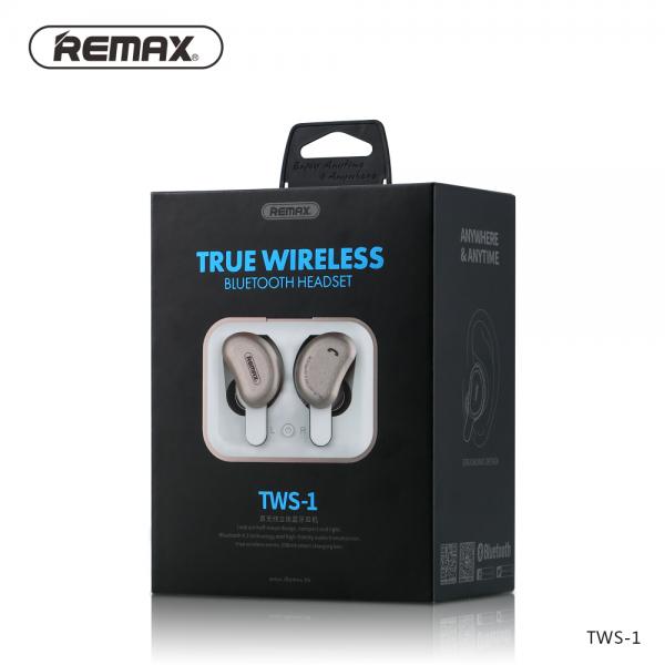 AUDIFONOS MANOS LIBRES BLUETOOTH TWS-1 REMAX NEGRO
