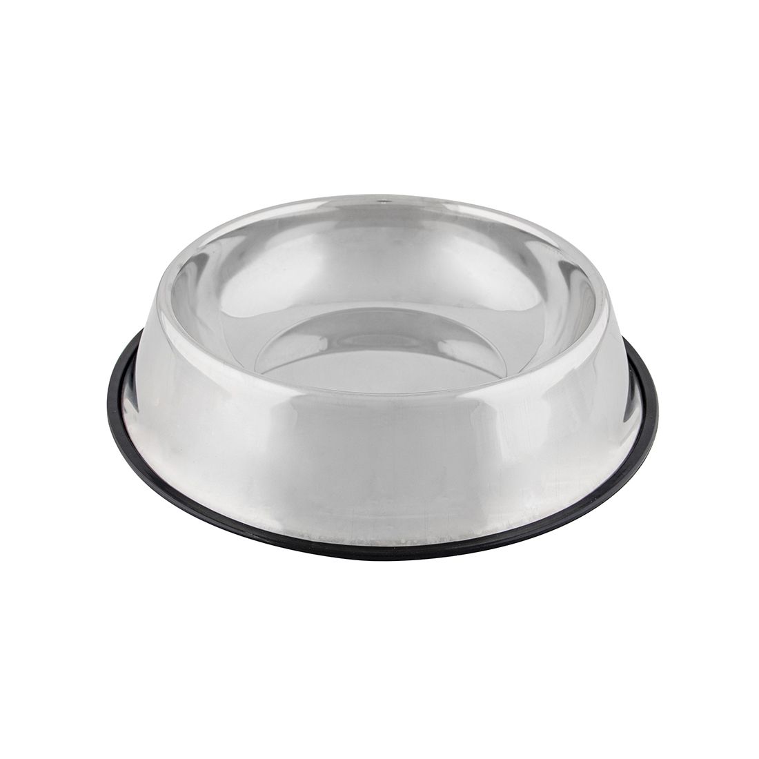 Plato Mascota Redondo Acero Inoxidable 24x33x8cm